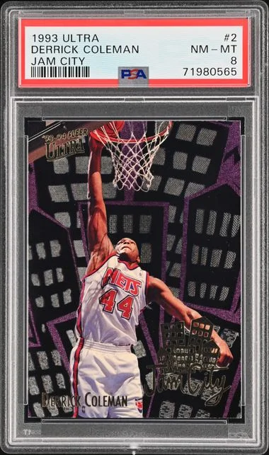 1993 Ultra Derrick Coleman Jam City #2 card image
