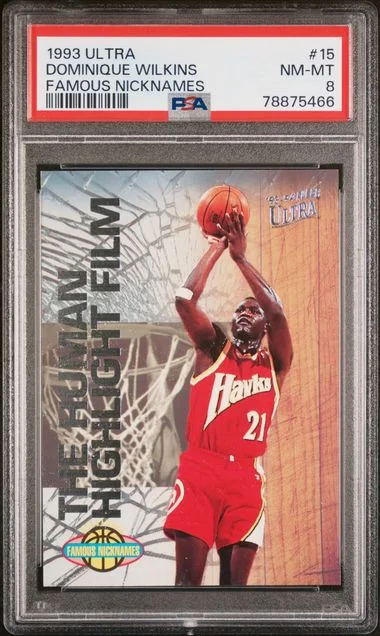 1993 Ultra Dominique Wilkins Famous Nicknames #15 card image