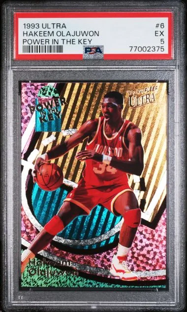 1993 Ultra Hakeem Olajuwon Power In The Key #6 card image