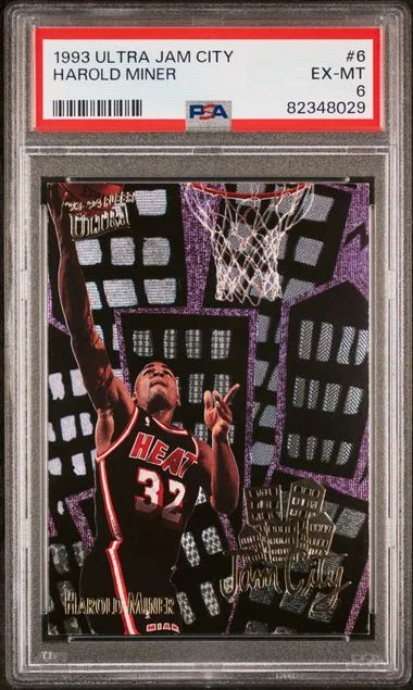 1993 Ultra Harold Miner Jam City #6 card image