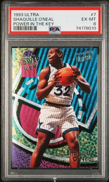 1993 Ultra Shaquille O'Neal Power In The Key #7 card image