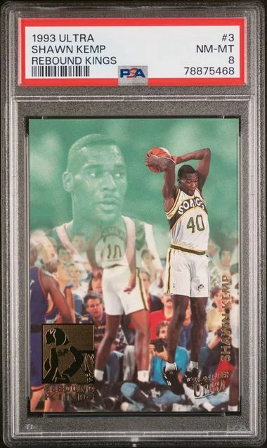 1993 Ultra Shawn Kemp Rebound Kings #3 card image
