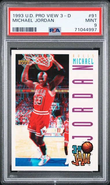 1993 Upper Deck 91 Michael Jordan Pro View #3-D card image