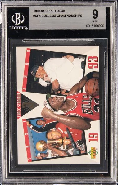1993 Upper Deck Bulls 3X Championships #SP4 card image