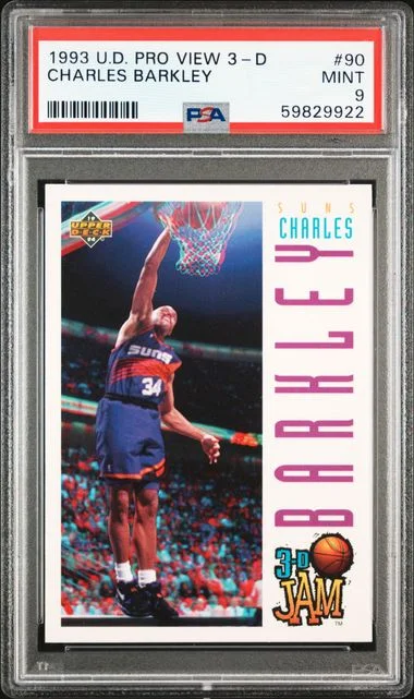 1993 Upper Deck Charles Barkley Pro View 3-D #90 card image