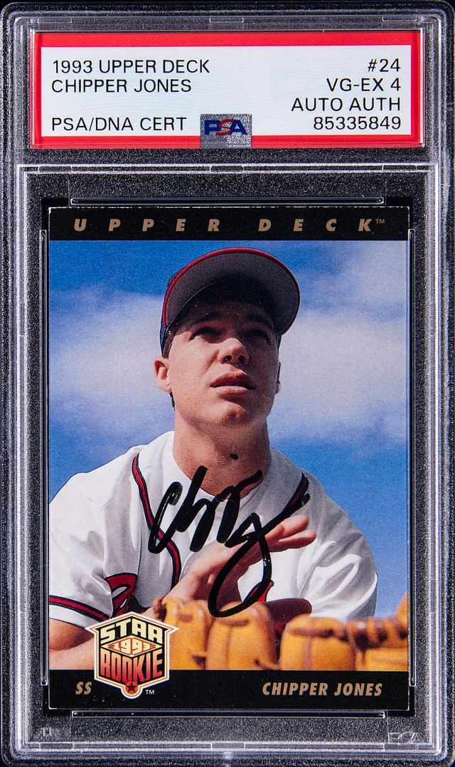 1993 Upper Deck Chipper Jones #24 card image