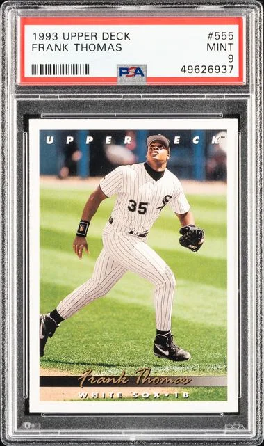 1993 Upper Deck Frank Thomas #555 card image