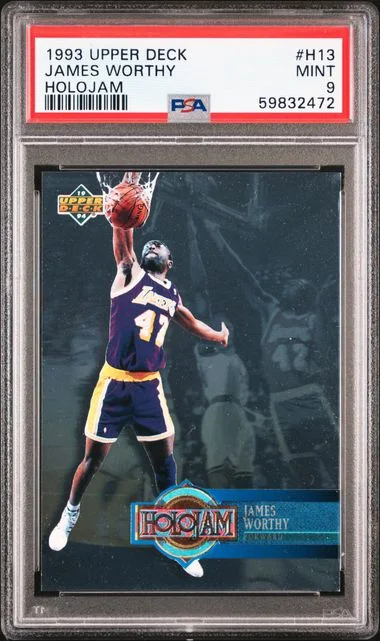1993 Upper Deck James Worthy Holojam #H13 card image
