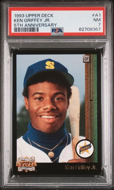 1993 Upper Deck Ken Griffey Jr. 5th Anniversary #A1 card image