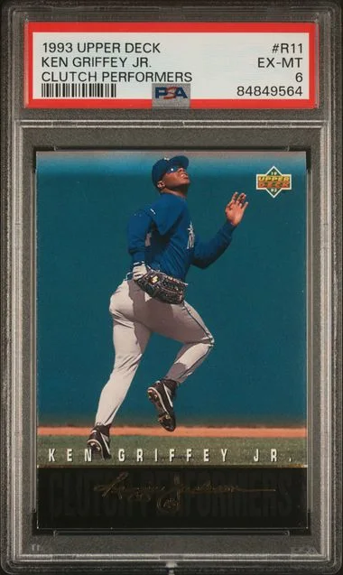 1993 Upper Deck Ken Griffey Jr. Clutch Performers #R11 card image