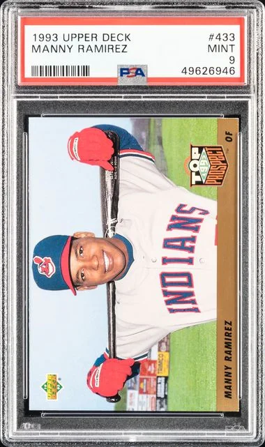 1993 Upper Deck Manny Ramirez #433 card image
