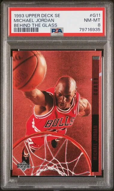 1993 Upper Deck Michael Jordan SE Behind The Glass #G11 card image