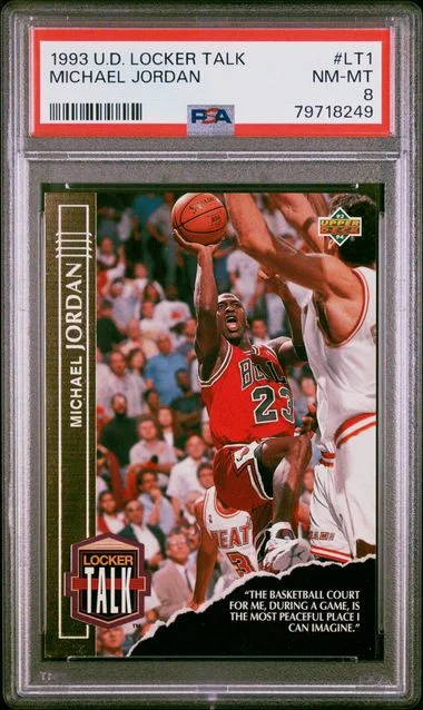 1993 Upper Deck Michael Jordan Locker Talk #Lt1 card image
