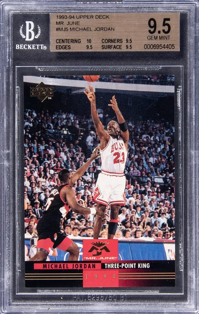 1993 Upper Deck Michael Jordan Mr. June #MJ5 card image