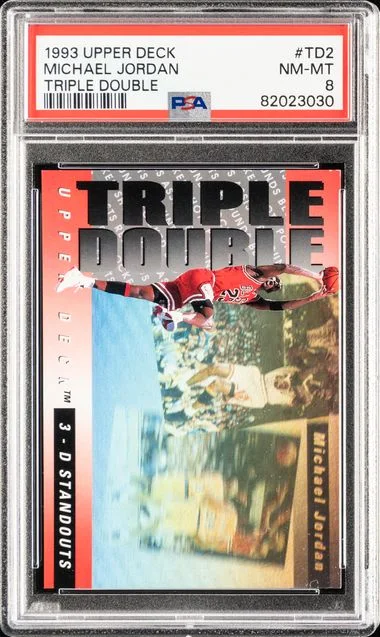1993 Upper Deck Michael Jordan Triple Double #TD2 card image