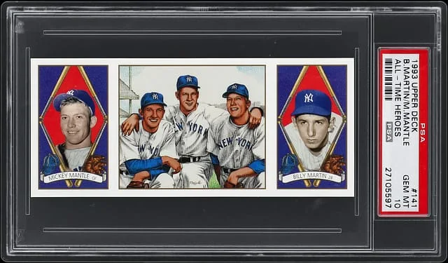 1993 Upper Deck Mickey Mantle/Billy Martin All-Time Heroes #141 card image