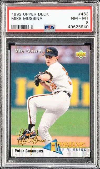 1993 Upper Deck Mike Mussina #463 card image