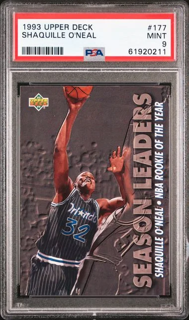 1993 Upper Deck Shaquille O'Neal #177 card image