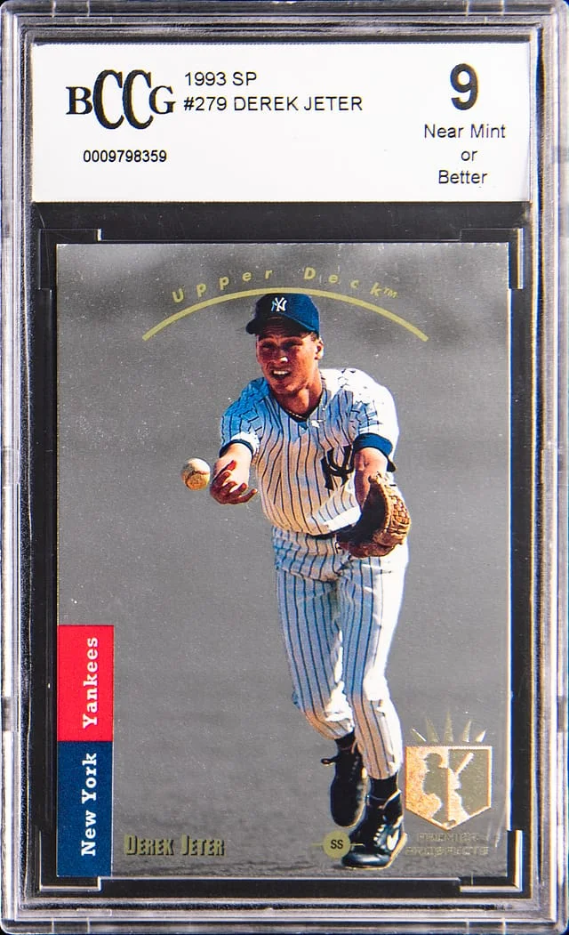 1993 Upper Deck SP Derek Jeter - BCCG 9 Foil #279 card image