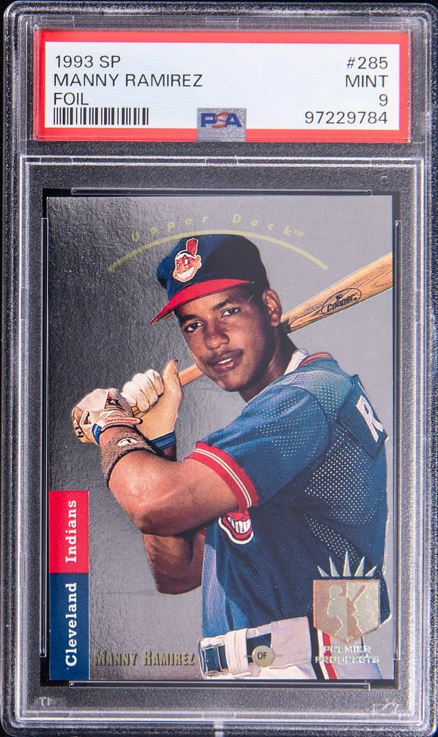 1993 Upper Deck SP Manny Ramirez Foil #285 card image