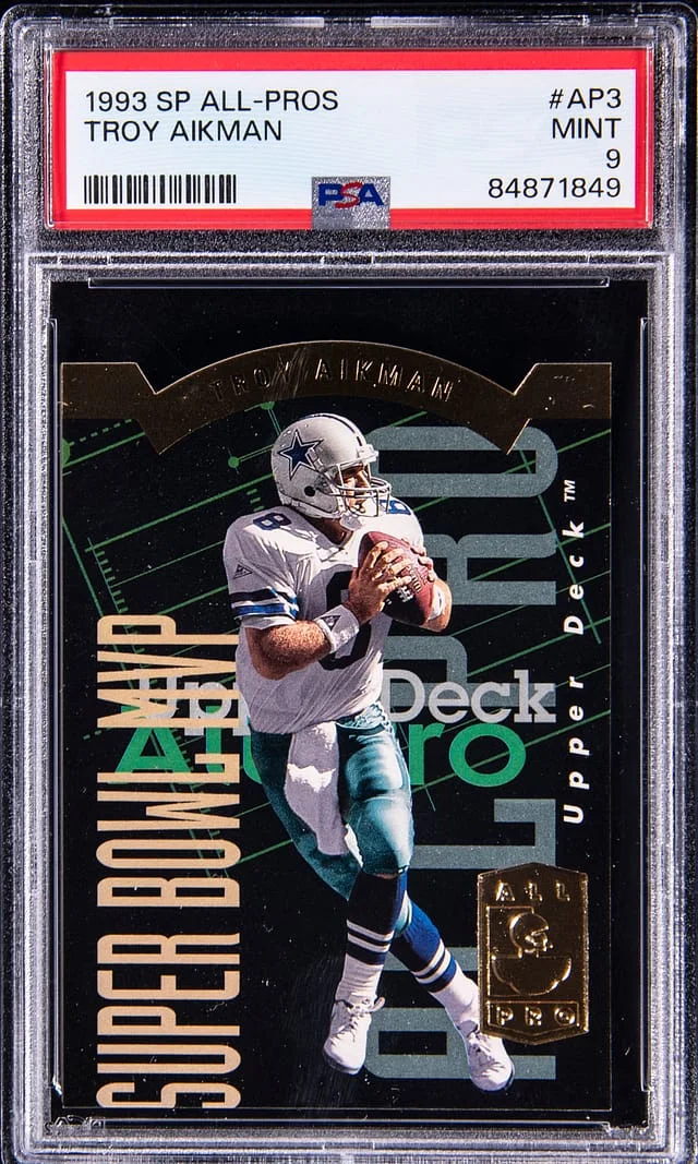 1993 Upper Deck SP Troy Aikman All-Pros #AP3 card image