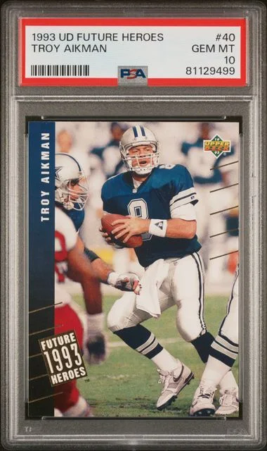 1993 Upper Deck Troy Aikman Future Heroes #40 card image