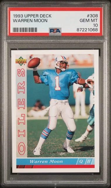 1993 Upper Deck Warren Moon #308 card image