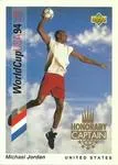 1993 Upper Deck World Cup Preview (English/Spanish) Michael Jordan Honorary Captains #HC3 card image
