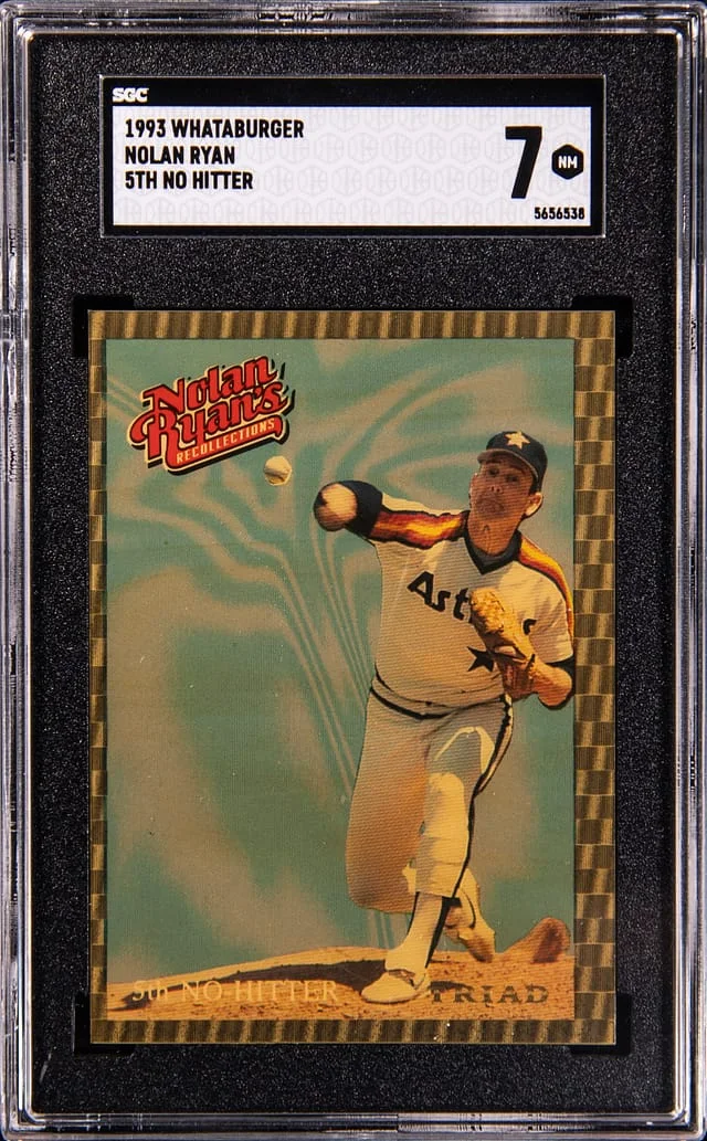 1993 Whataburger No Hitter Nolan Ryan #5th card image