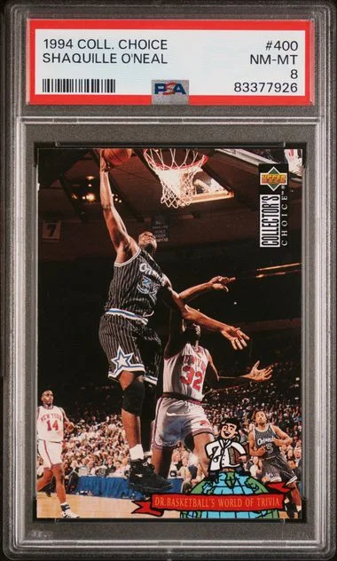 1994-92 Collector's Choice Shaquille O'Neal #400 card image
