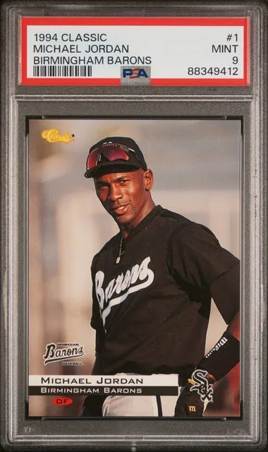 1994-95 Classic Birmingham Barons Michael Jordan #1 card image