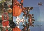 1994-95 Collector's Choice French Michael Jordan Rare Air Decade of Dominance #J7 card image