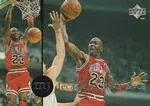 1994-95 Collector's Choice German Michael Jordan Rare Air Decade of Dominance #J10 card image