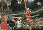 1994-95 Collector's Choice German Michael Jordan Rare Air Decade of Dominance #J8 card image