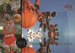 1994-95 Collector's Choice Italian Michael Jordan Rare Air Decade of Dominance #J7 card image