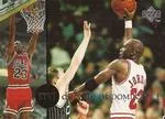 1994-95 Collector's Choice Italian Michael Jordan Rare Air Decade of Dominance #J9 card image