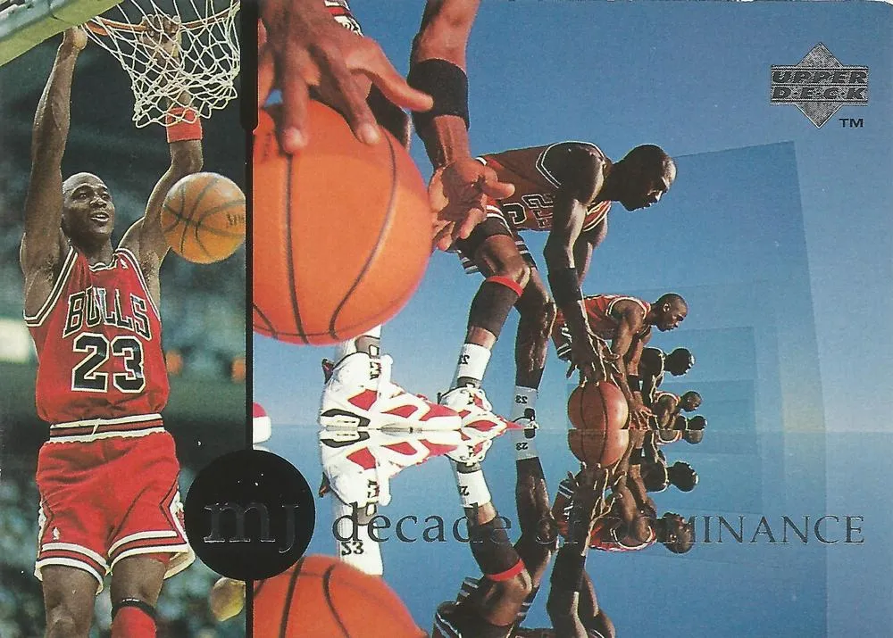 1994-95 Collector's Choice Japanese Michael Jordan Rare Air Decade of Dominance #J7 card image