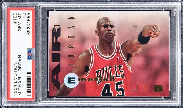 1994-95 Emotion Michael Jordan #100 card image