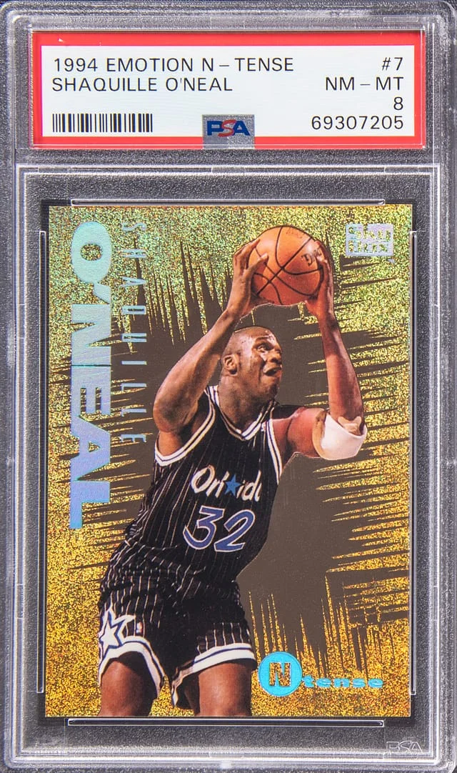 1994-95 Emotion N-Tense Shaquille O'Neal #7 card image
