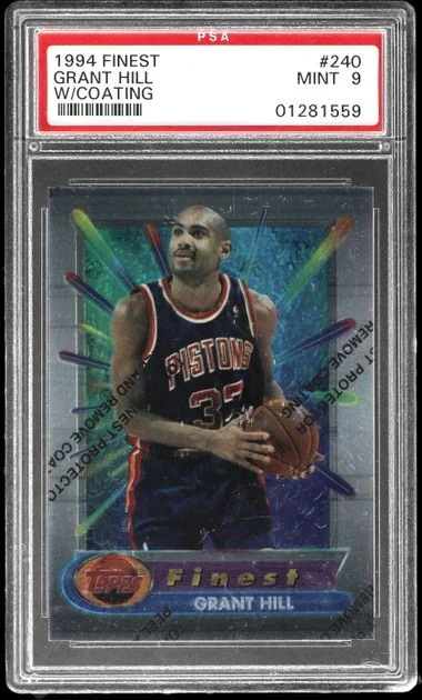 1994-95 Finest Grant Hill W/Coating #240 card image