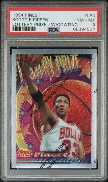 1994-95 Finest Scottie Pippen Lottery Prize W/Coating #LP4 card image