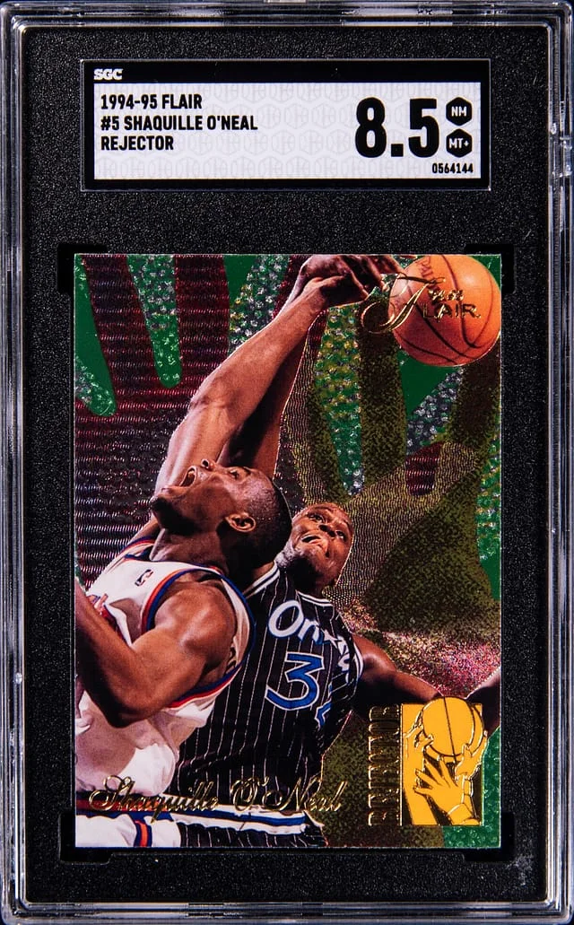 1994-95 Flair Shaquille O'Neal Rejector #5 card image