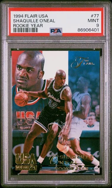 1994-95 Flair Shaquille O'Neal USA Basketball Year #77 card image