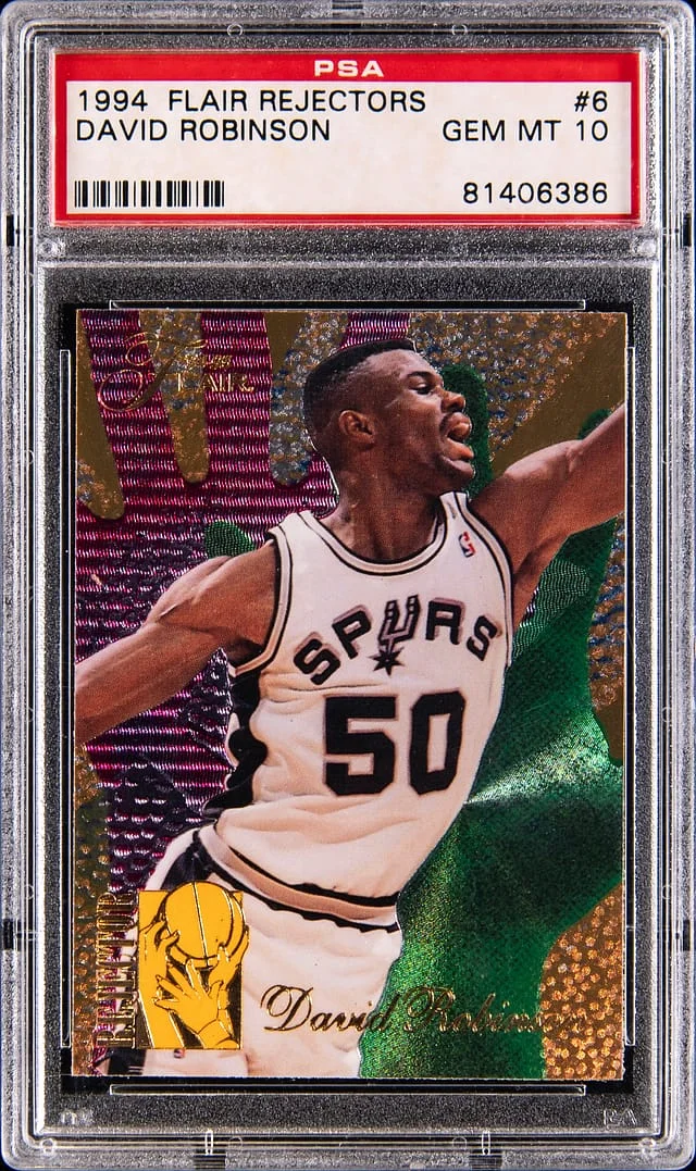 1994-95 Fleer Flair David Robinson Rejectors #6 card image
