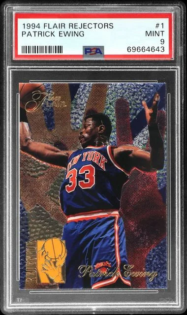1994-95 Fleer Flair Patrick Ewing Rejectors #1 card image