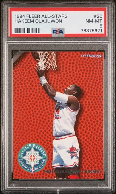 1994-95 Fleer Hakeem Olajuwon All-Stars #20 card image