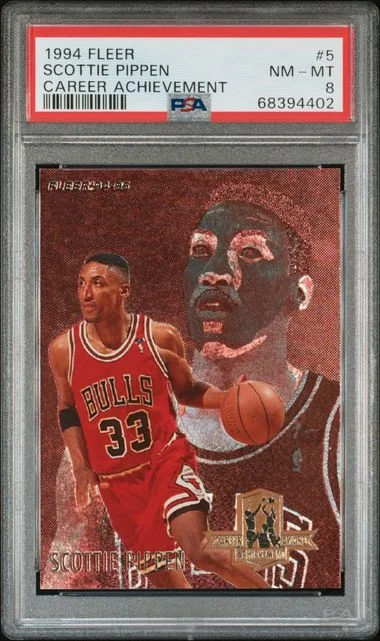 1994-95 Fleer Scottie Pippen Career Achievement #5 card image