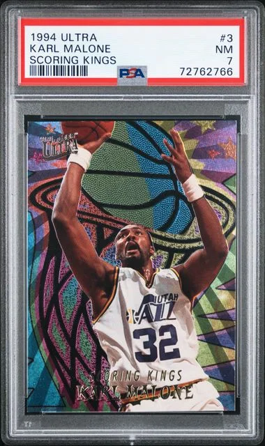 1994-95 Fleer Ultra Karl Malone Scoring Kings #3 card image