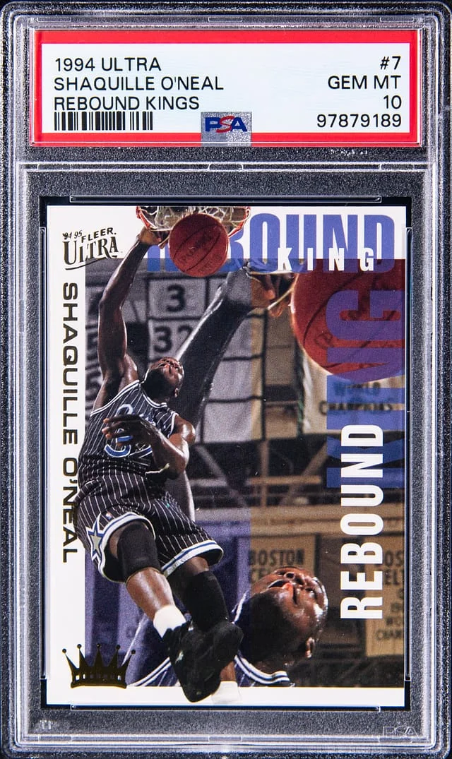 1994-95 Fleer Ultra Shaquille O'Neal Rebound Kings #7 card image