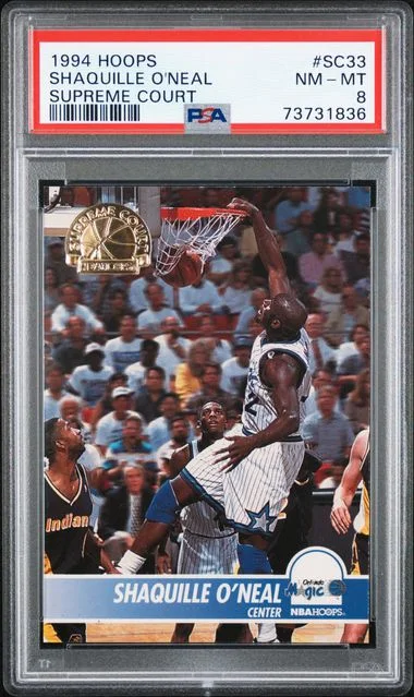 1994-95 Hoops Shaquille O'Neal Supreme Court #SC33 card image